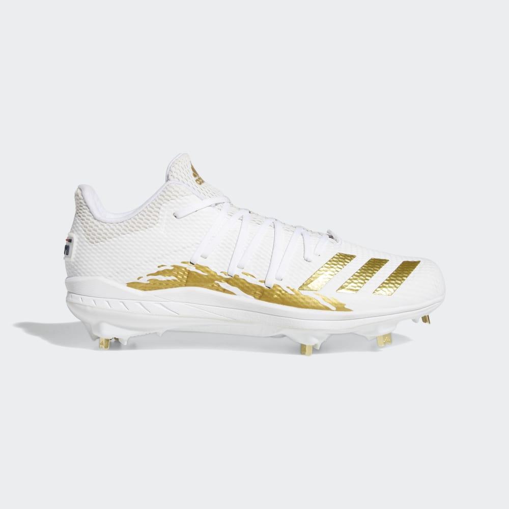 Tenisi Adidas Afterburner 6.0 Speed Trap Barbati Romania - Albi/Aurii Metal/Negrii G27655